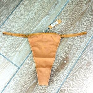 Skims Cotten Jersey Thong NWT